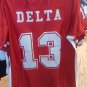 Delta Diva Delta Sigma Theta Football Jersey Sorority Red Fortitude Football top