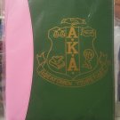 Alpha Kappa Alpha  Sorority  Padfolio Book Divine 9 Notepad Ritual Notebook