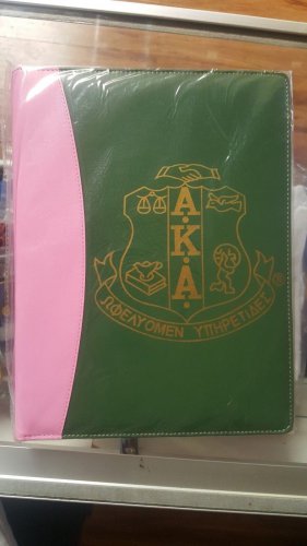 Alpha Kappa Alpha  Sorority  Padfolio Book Divine 9 Notepad Ritual Notebook