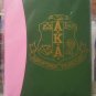 Alpha Kappa Alpha Sorority Padfolio Book Divine 9 Notepad Ritual Notebook