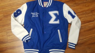 PHI BETA SIGMA  FRATERNITY WOOL LETTERMAN JACKET 1914 WOOL FRATERNITY JACKET