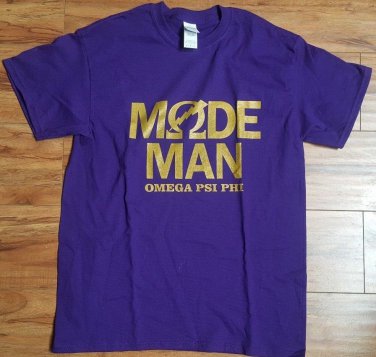 OMEGA PSI PHI FRATERNITY SHORT SLEEVE T-SHIRT OMEGA PSI PHI MADE MAN TEE