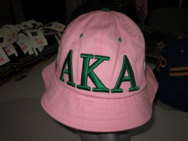 ALPHA KAPPA ALPHA SORORITY PINK GREEN BUCKET HAT SORORITY IVY LEAF HAT 1908 #15