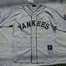 New York Black Yankees Negro League Baseball Gray Cotton Vintage Replica Jersey