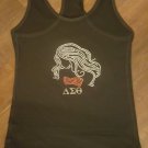DELTA SIGMA THETA SORORITY TANK TOP 1913 DST BLACK DELTA DIVA BLING TANK TOP