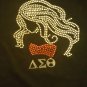 DELTA SIGMA THETA SORORITY TANK TOP 1913 DST BLACK DELTA DIVA BLING TANK TOP