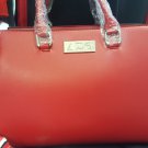DELTA DIVA DST DELTA SIGMA THETA LEATHER TOTE  BAG RED FAUX LEATHER PURSE 1913