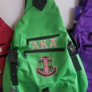 Alpha Kappa Alpha Sling Backpack Bag Divine 9 Sorority Sling Bag Shoulder strap