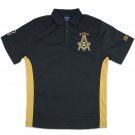 Masonic Fraternity Short Sleeve Polo Shirt black gold Freemason POLO SHIRT