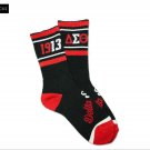 DELTA DIVA SORORITY SOCKS SORORITY DELTA SIGMA SOCKS THETA DST OOP-OOP SOCK BLK