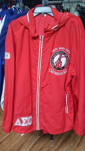 Delta Diva Sorority Jacket DST 1913 Red DELTA SIGMA THETA WINDBREAKER OO-OOP #2
