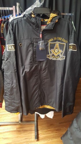 Freemason Masonic Fraternity Windbreaker Jacket 2b1ask1 Freemason Windbreaker