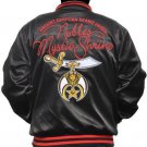 Noble Shriner Masonic Jacket Freemason Satin Jacket NOBLE SHRINER AEAONMS 1893