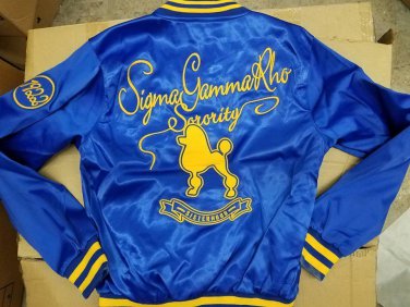 Sigma Gamma Rho Sorority Satin Jacket  Sigma Gamma Rho Satin Bomber Jacket S-4X