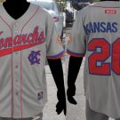 Kansas City Monarchs Negro League Baseball Jersey Gray KC Monarchs Jersey Large