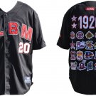Negro League  baseball Commemorative Jersey Black Pinstripe Negro League Jersey