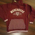 MOREHOUSE UNIVERSITY PULLOVER HOODIE JACKET MAROON TIGERS HOODY HOODIE JACKET