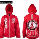 Delta Diva Sorority Jacket DST 1913 Red DELTA SIGMA THETA WINDBREAKER OO-OOP