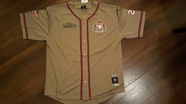 Negro League Baseball Jersey NLBM Tan Commemorative Negro League Jersey