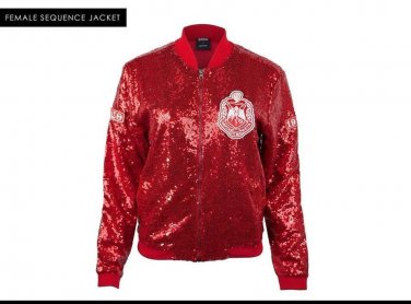 DELTA SIGMA THETA SEQUENCE JACKET DELTA DIVA RED  CASUAL EVENING COAT JACKET