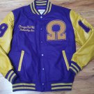 OMEGA PSI PHI FRATERNITY WOOL LETTERMAN JACKET Q-DOG WOOL FRATERNITY JACKET