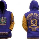 OMEGA PSI PHI FRATERNITY HOODIE JACKET PURPLE OMEGA PSI PHI PULLOVER HOODIE