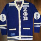 ZETA PHI BETA SORORITY CARDIGAN SWEATER BLUE HEAVYWEIGHT CARDIGAN SWEATER 1920