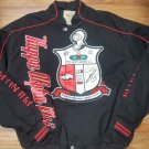 KAPPA ALPHA PSI FRATERNITY JACKET PHI NU PI KAPPA ALPHA PSI BLACK RACE JACKET #2