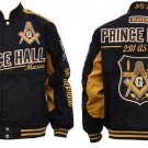 Freemason Mason Masonic Black Gold Long sleeve jacket Prince Hall Mason Jacket