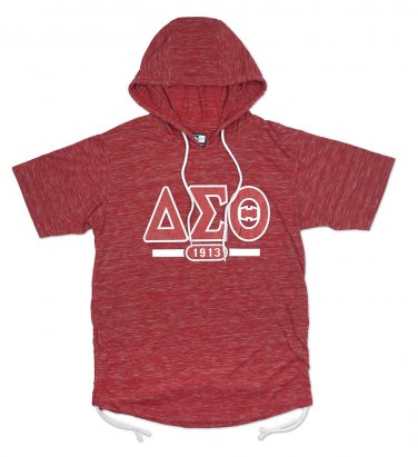DELTA SIGMA 1913 THETA Pullover Hoodie jacket 1913 DST FORTITUDE OOO-OOP RED #1