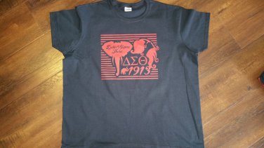 DST DELTA SIGMA 1913 THETA FORTITUDE T-SHIRT 1913 OOO-OOP BLACK DELTA DIVA TOP