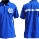 PHI BETA SIGMA Fraternity Polo Short Sleeve Polo Shirt Blue 100 Year Centennial