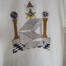 Masonic Freemason short sleeve T-shirt 2B1ASK1 White Freemason Fraternity Tee