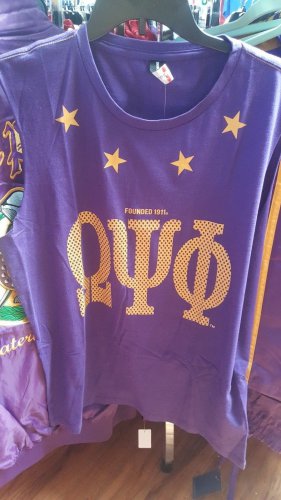 Omega Psi Phi Fraternity PURPLE SLEEVELESS MUSCLE SHIRT TOP T-SHIRT Q-DOG TEE #1