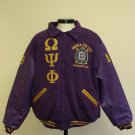 OMEGA PSI PHI FRATERNITY WOOL LETTERMAN JACKET Q-DOG WOOL FRATERNITY JACKET M-6