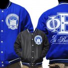 Phi Beta Sigma Fraternity Jacket Phi Beta Sigma Blue Wool Reversible Jacket NEW
