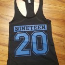 ZETA PHI BETA SORORITY TANK TOP 1920 Z-PHI-B SLEEVELESS RACERBACK TANK TOP BLK