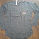 OMEGA PSI PHI FRATERNITY LONG SLEEVE POCKET T-SHIRT ROUND EXTENDED CURVED