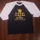 Alpha Phi Alpha Fraternity T-SHIRT KEEP CALM AND STAY ICE COLD RAGLAN SHIRT #2