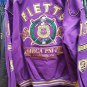 Omega Psi Phi Fraternity Jacket Q Dog Purple Gold Race Jacket Coat Q PSI PHI #2