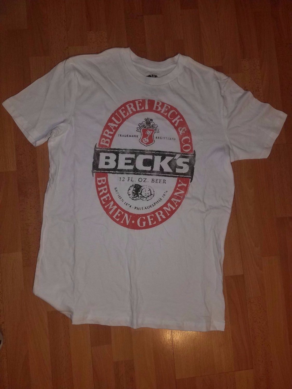 becks beer t shirt