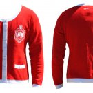 Delta Diva Sorority Jacket DST 1913 RED WHITE COTTON CARDIGAN SWEATER OOO-OOP