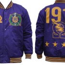 Omega Psi Phi Fraternity Jacket Purple Q PSI PHI Letterman Varsity Jacket 1911