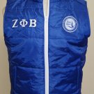 Zeta Phi Beta Sorority Vest Jacket Zeta Phi Beta Blue Bubble Vest M-6X