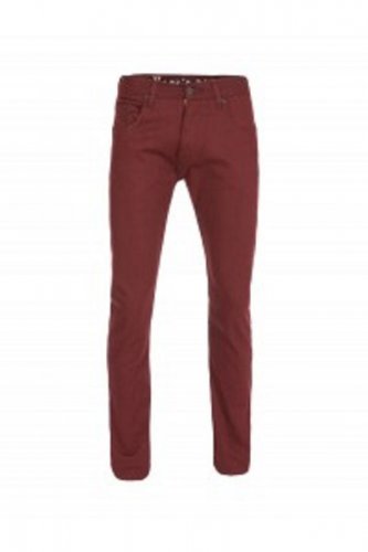 SLIM STRETCH JEANS BURGUNDY Mens Skinny Jeans Spandex Jean pants 28W-38WX32L