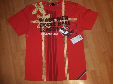 Members Only Red Short sleeve T-shirt Vintage style 80's Tee Members Only M-2XL