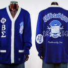 PHI BETA SIGMA FRATERNITY CARDIGAN SWEATER Heavy weight Cardigan Sweater GOMAB