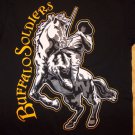 US ARMY BUFFALO SOLIDER T-SHIRT Buffalo Solider U.S. Cavalry Black T shirt L