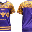 Omega Psi Phi short sleeve T-SHIRT Sublimation Greek Fraternity T-shirt Q-DOG
