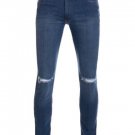 Denim ripped skinny Jean Pants Ripped Skinny Jeans Spandex Jean 28W-38WX32L